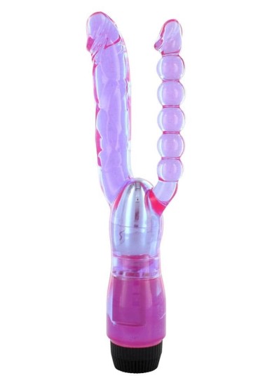 Vibrátor pro dvojitou penetraci