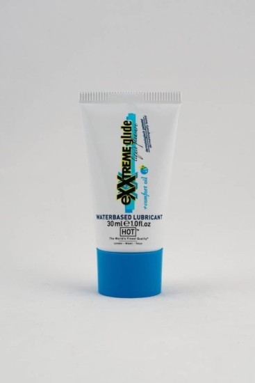 HOT eXXtreme Glide - lubrikační gel na vodní bázi s komfortním olejem 30 ml