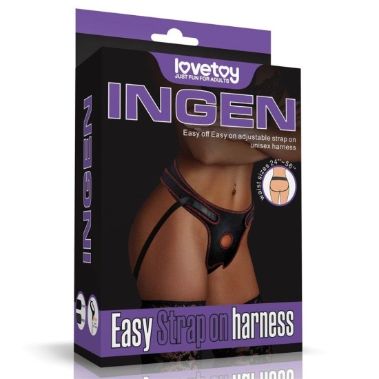Snadno nastavitelný strap-on harnes