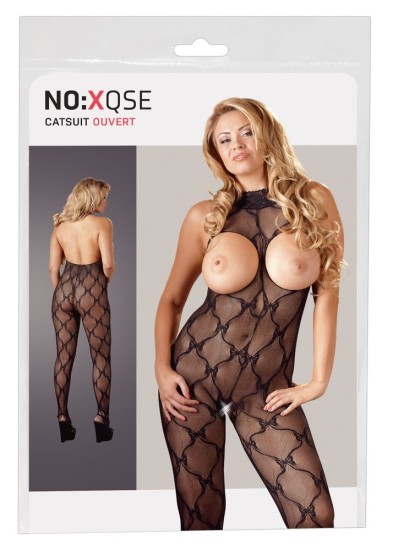 Catsuit s otevřeným poprsím
