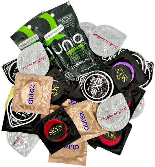 Sada bezlatexových kondomů – Latexfree pack (36 ks)