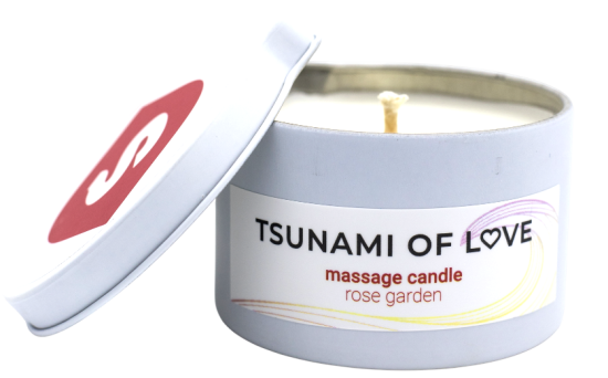 Masážní svíčka Tsunami of Love Vanilla Love (100 ml)