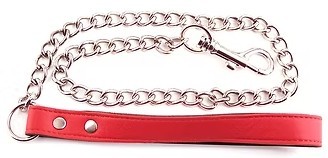 ROUGE Leather Leash Red