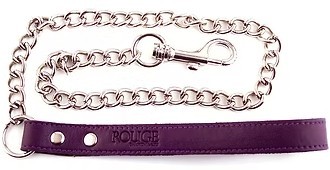 ROUGE Leather Leash Purple