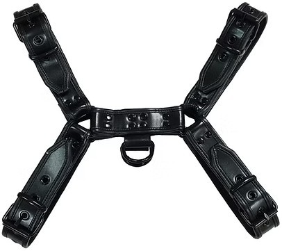 ROUGE Leather O.T.H Front Harness Black with Black Accessories M