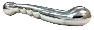 ROUGE Stainless Steel 7" Anal or Vaginal Dildo