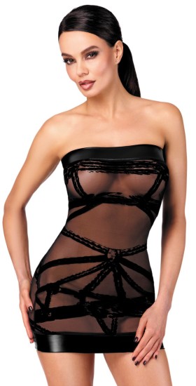 NOIR 359 Bondesque Off-shoulder mini dress L