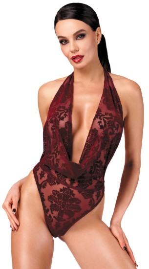 NOIR F386 Kink Royal cascade bodysuit XL